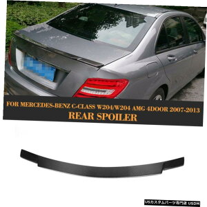 GAp[c ZfXxcW204 C63 AMG CNX714̂߂ɃJ[{t@Co[AX|C[ECOu[c Carbon Fiber Rear Boot Spoiler Wing for Mercedes Benz W204 C63 AMG C Class 07-14