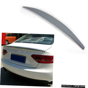 GAp[c AEfBA5 2010N2012N̂߂PUhAgNX|C[bvu[cECO PU Unpainted Rear Trunk Spoiler Boot Lip Wing For Audi A5 2010-2012