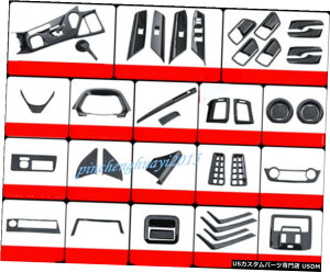 GAp[c g^RAV4 2014N2019NɂĂ40̒Yf@ۃJ[Ci[LbgJo[g 40PCS Carbon Fiber Car Inner Kit Cover Trim For Toyota RAV4 2014-2019