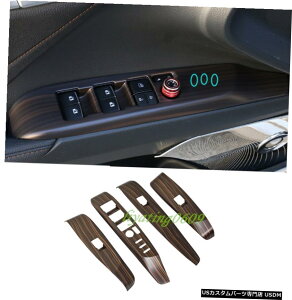 GAp[c s[`ؖڃCi[EChXCb`plJo[ĝ߂Ƀg^J2018 2019 Peach Wood Grain Inner Window Switch Panel Cover Trim For Toyota Camry 2018 2019