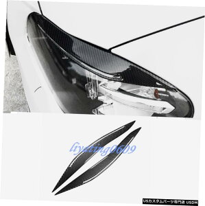 GAp[c J[{t@Co[tgwbhCg̔уJo[ĝ߂BMW F10 5V[Y14?17 Real Carbon Fiber Front Headlight Eyebrow Cover Trim For BMW F10 5 Series 14-17