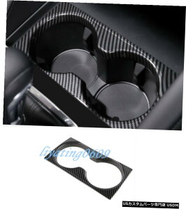 GAp[c ABSYf@ۂ̃tgJbvz_[Jo[ĝ߂Ƀ}c_3ANZ2019 2020 ABS Carbon Fiber Front Water Cup Holder Cover Trim For Mazda 3 Axela 2019 2020