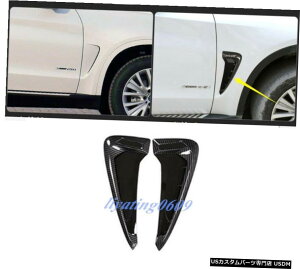 GAp[c 2PCS ABSJ[{t@Co[TChEBOGA[xgtF_[Jo[BMWX5F15 2014N2018N 2PCS ABS Carbon Fiber Side Wing Air Vent Fender Cover For BMW X5 F15 2014-2018