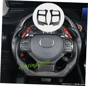 GAp[c {̃J[{t@Co[XeAOzC[{^t[ĝ߂ɃNTXRC200T / 300 15-19 Real Carbon Fiber Steering Wheel Button Frame Trim For Lexus RC200T/300 15-19