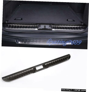 GAp[c W[o[X|[ĉ߂̃ubN`^Ci[Aop[K[hVv[g14-18 Black titanium Inner Rear Bumper Guard Sill Plate For Range Rover Sport 14-18