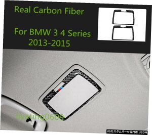 GAp[c J[{t@Co[A[tCNAbv~[Jo[ĝ߂BMW 3V[Y4 13-15 Real Carbon Fiber Rear Roof Make-up Mirror Cover Trim For BMW 3 4 Series 13-15