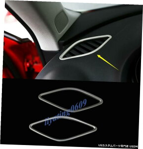 GAp[c XeXCeAAbp[GAxgAEgbgJo[ĝ߂ɃAEfBA3 8V 2014N2016N Stainless Interior Upper Air Vent Outlet Cover Trim For Audi A3 8V 2014-2016