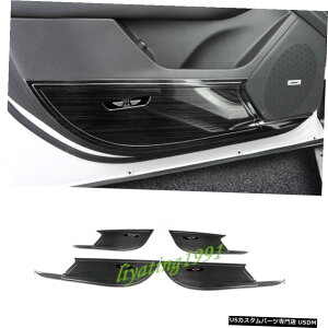 GAp[c LfbNXT5 2016N2019N̂߂ɃubN`^̃hAA`LbNpbhیg Black titanium Door Anti Kick Pad Protective Trim For Cadillac XT5 2016-2019