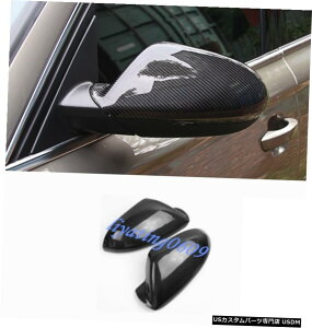 GAp[c J[{t@Co[TChhAobN~[Jo[ĝ߂ɃAEfBA6 C7 2012N2018N Real Carbon Fiber Side Door Rearview Mirror Cover Trim For Audi A6 C7 2012-2018