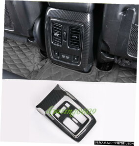 GAp[c J[{t@Co[Ci[GAxgAEgbgJo[ĝ߂ɃW[vOh`FL[14-19 Carbon Fiber Inner Rear Air Vent Outlet Cover Trim For Jeep Grand Cherokee 14-19