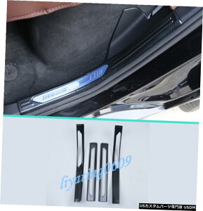 GAp[c 4PCSJ[{t@Co[Ԃ̃hAVK[hv[gĝ߂BMW X5 G05 2019 4PCS Carbon Fiber Inner Side Car Door Sill Guards Plate Trim For BMW G05 X5 2019