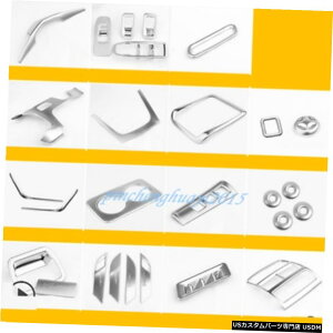 GAp[c 27PCS ABSN[LfbNXT5 2016N2019ÑX^CJ[CeALbgJo[g 27PCS ABS Chrome Style Car Interior Kit Cover Trim For Cadillac XT5 2016-2019