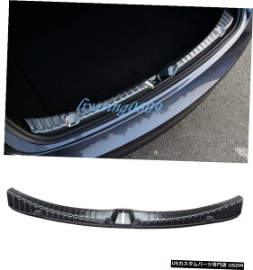 GAp[c eXf3 17-19`^Aop[K[hVveN^[v[g Black titanium Rear Bumper Guard Sill Protector Plate For Tesla Model 3 17-19