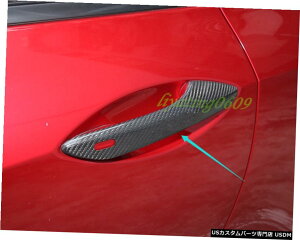 GAp[c 2PCSJ[{t@Co[AE^[hAnhJo[ĝ߂ɃNTXRC200T / 300 15-19 2PCS Real Carbon Fiber Outer Door Handle Cover Trim For Lexus RC200T/300 15-19