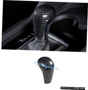GAp[c J[{t@Co[J[MAo[VtgmuJo[ĝ߂Ƀ}c_3ANZ2019 2020 Carbon Fiber Car Gear Lever Shift Knob Cover Trim For Mazda 3 Axela 2019 2020