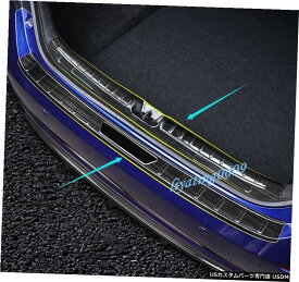 エアロパーツ ホンダアコード2018-2019用ブラックチタンリアバンパーガードシルプロテクタープレート Black titanium Rear Bumper Guard Sill Protector Plate For Honda Accord 2018-2019