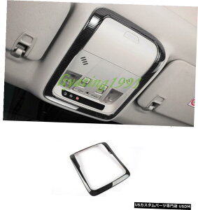 GAp[c LfbNXT5 2016N2019N̂߂ɃJ[{t@Co[tgǏCgvJo[g Carbon Fiber Front Reading Light Lamp Cover Trim For Cadillac XT5 2016-2019