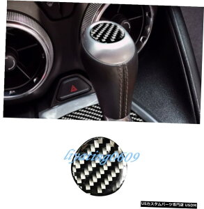 GAp[c J[{t@Co[MAo[VtgmuJo[ĝ߂ɃV{[J}17-19 Real Carbon Fiber Gear Lever Shift Knob Cover Trim For Chevrolet Camaro 17-19