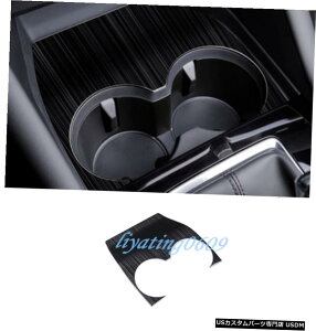 GAp[c ubN`^̃tgJbvz_[Jo[ĝ߂Ƀ}c_3ANZ2019 2020 Black titanium Front Water Cup Holder Cover Trim For Mazda 3 Axela 2019 2020