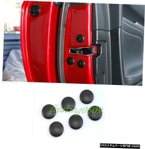 GAp[c 6PCSԂ̃hÃlWیJo[ĝ߂ɃNTXRC200T / 300 2015N2019N 6PCS Car Door Screw Protection Cover Trim For Lexus RC200T/300 2015-2019