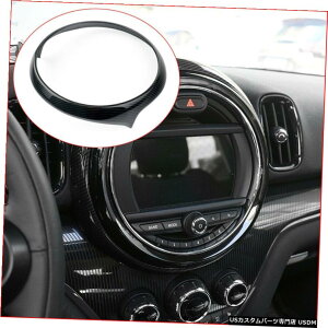 GAp[c ~jN[p[Jg[}F60J[{t@Co[Ci[}`fBACeAT[Nĝ߂ For Mini Cooper Countryman F60 Carbon Fiber Inner Multimedia Decor Circle Trim