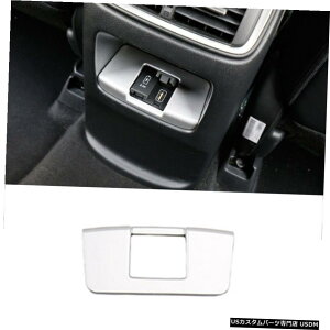 GAp[c z_CRV CRV 2017-2021Ci[[dUSBt[gABSVo[p For Honda CRV CR-V 2017-2021 Inner Rear Row Charging USB Frame Trim ABS Silver