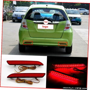 GAp[c z_tBbg2011-2013bhYLEDAop[CgtHOCgv̒ڂ̂߂ for Honda Fit 2011-2013 Red Lens LED Rear Bumper Light Fog Light Lamp Direct