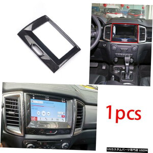 GAp[c 2015-2020tH[hW[J[{t@Co[ZgER\[irQ[Vt[ĝ߂̓K Fit for 2015-2020 Ford Ranger Carbon Fiber Central Console Navigation Frame Trim