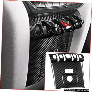 エアロパーツ ミニクーパーカントリーマンF60実カーボンファイバーシガーライターパネルトリムのために For Mini Cooper Countryman F60 Real Carbon Fiber Cigarette Lighter Panel Trims