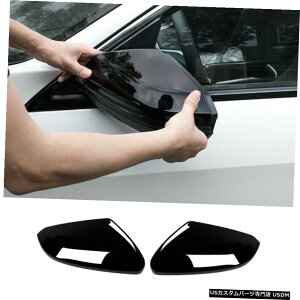 GAp[c Ar[TChhA~[Jo[2PCSubNtBbĝ߂̃z_VrbN10TH 2016N2020N Rear View Side Door Mirror Cover 2PCS Black Fit For Honda Civic 10Th 2016-2020