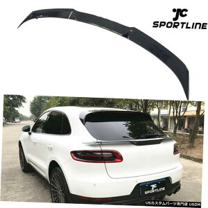 GAp[c |VFE}J2014-2020AX|C[gNEBOJ[{t@Co[Ĉ߂ For Porsche Macan 2014-2020 Rear Middle Spoiler Trunk Wing Carbon Fiber Refit