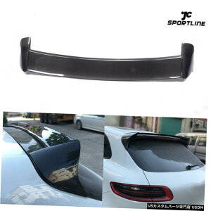 GAp[c J[{t@Co[A[tX|C[e[u[gECOBodykitɂĂ̓|VFE}J14-17 Carbon Fiber Rear Roof Spoiler Tail Boot Wing Bodykit For Porsche Macan 14-17