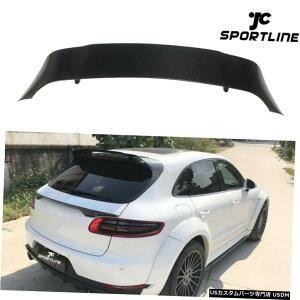 GAp[c A[tX|C[gbvgNEBOtBbĝ߂̃|VFE}J2014-2020J[{t@Co[ Rear Roof Spoiler Top Trunk Wing Fit For Porsche Macan 2014-2020 Carbon Fiber