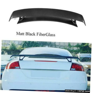 GAp[c AEfBTT 8JN[y2008N2014N̂߂̃}bgubNAgNX|C[u[gECOtBbgFRP Matt Black Rear Trunk Spoiler Boot Wing Fit for Audi TT 8J Coupe 2008-2014 FRP