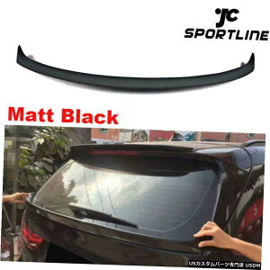GAp[c BMW X5 4Door 2014N2017NAX|C[EBhEECObv}bgubN̂߂̓K Fit for BMW X5 4Door 2014-2017 Rear Middle Spoiler Window Wing Lip Matt Black