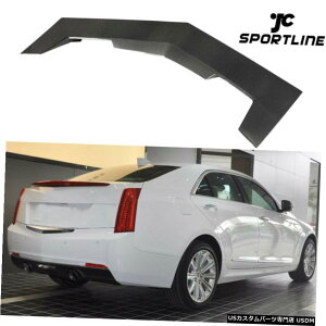 GAp[c ͂߂LfbNATSZ_2014N2019NAgNX|C[ECOOXubNJ[{ Fits Cadillac ATS Sedan 2014-2019 Rear Trunk Spoiler Wing Gloss Black Carbon