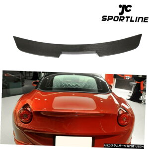 GAp[c AX|C[ECOu[cbvtBbĝ߂̃tF[EJtHjAT 15-18J[{t@Co[C Rear Boot Spoiler Wing Lip Fit For Ferrari California T 15-18 Carbon Fiber Refi