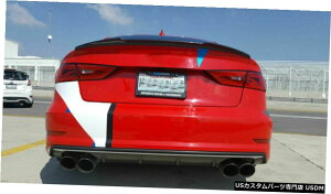 GAp[c AEfBA3 S3 RS3Z_14-19AgNX|C[bhu[gEBOJ[{t@Co[tBbg Fits Audi A3 S3 RS3 Sedan 14-19 Rear Trunk Spoiler Lid Boot Wing Carbon Fiber