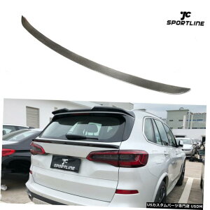 GAp[c BMW X5 2019N2020NĈ߂ɃJ[{t@Co[AgNX|C[u[c~hECObv Carbon Fiber Rear Trunk Boot Spoiler Middle Wing Lip for BMW X5 2019-2020 Refit
