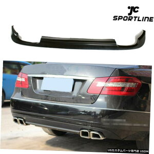 GAp[c 10-13̂߂̃ZfXxcW212 E550 E350Aop[fBt[U[bvX|C[ubN For 10-13 Mercedes Benz W212 E550 E350 Rear Bumper Diffuser Lip Spoiler Black