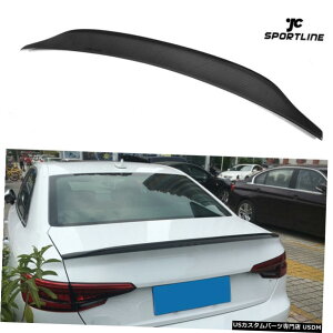 �G�A���p�[�c �J�[�{���t�@�C�o�[���A�g�����N�X�|�C���[�e�[���E�C���O�p�A�E�f�BA4 SLINE A4 S4�Z�_��17-18 Carbon Fiber Rear Trunk Spoiler Tail Wing For Audi A4 SLINE A4 S4 Sedan 17-18