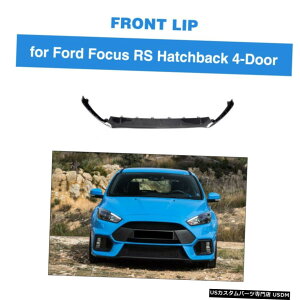 GAp[c J[{t@Co[tgop[X|C[bv̌tBbĝ߂̃tH[htH[JXRS 201618 Carbon Fiber Front Bumper Lip Spoiler Replacement Fit For Ford Focus RS 2016-18