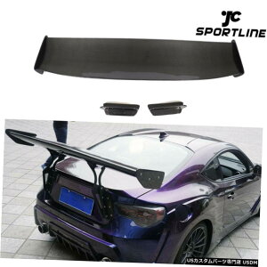 GAp[c g^86XoBRZ 2013N2020NAgNX|C[[VOECOJ[{t@Co[̏ꍇ For Toyota 86 Subaru BRZ 2013-2020 Rear Trunk Racing Spoiler Wing Carbon Fiber