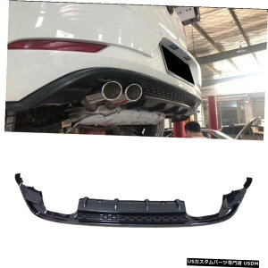 GAp[c J[{bNAop[fBt[U[bvtBbĝ߂VWSt7.5 MK 7.5 / GTI / R 18-19 Carbon Look Rear Bumper Lip Diffuser Fit For VW Golf 7.5 MK 7.5 /GTI /R 18-19