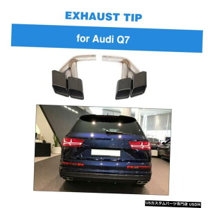 GAp[c GL][Xg}t[e[pCvpCvqgXeXtBbĝ߂AUDIQ72.0L 2016N2019N Exhaust Muffler Tailpipe Pipe Tip Stainless Steel Fit For AUDI Q7 2.0L 2016-2019