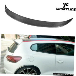 GAp[c tHNX[QVbRR 2009-14 GTSpJ[{t@Co[A[tECOX|C[13-14 Carbon Fiber Rear Roof Wing Spoiler for Volkswagen Scirocco R 2009-14 GTS 13-14