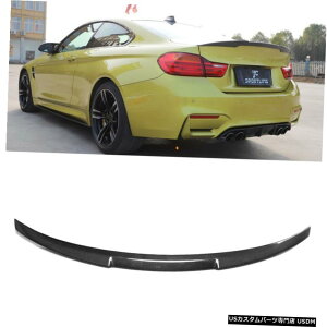 GAp[c BMW F82 M4N[y2014N2017N̂߂̃J[{t@Co[AgNX|C[bhe[ECOtBbg Carbon Fiber Rear Trunk Spoiler Lid Tail Wing Fit for BMW F82 M4 Coupe 2014-2017