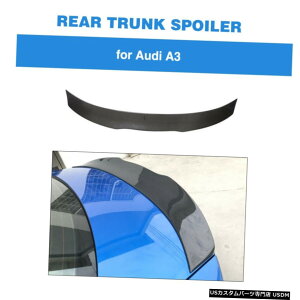 GAp[c AEfBA3 / A3-SLINEZ_̂߂2014N2019NAgNX|C[bhEBOJ[{t@Co[ For Audi A3/A3-Sline Sedan 2014-2019 Rear Trunk Spoiler Lid Wing Carbon Fiber
