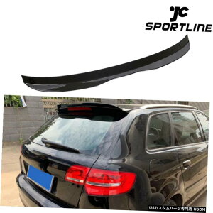 �G�A���p�[�c ���A�g�����N�X�|�C���[�����E�B���h�E�E�B���O����̂��鍕�A�E�f�BA3�n�b�`�o�b�N2013 ABS Rear Trunk Spoiler Roof Window Wing Glossy Black For AUDI A3 Hatchback 2013 ABS