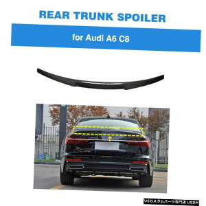 GAp[c AgNX|C[ECOtBbĝ߂̃AEfBA6NgS6Z_2019 2020J[{t@Co[ Rear Trunk Spoiler Wing Fit For Audi A6 Quattro S6 Sedan 2019 2020 Carbon Fiber